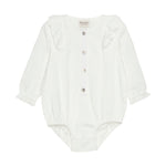 Der festliche Body von minymo ist ein Must-have für jeden Anlass. Mit langen Ärmeln und einem verspielten Design ist er nicht nur modisch, sondern auch funktional