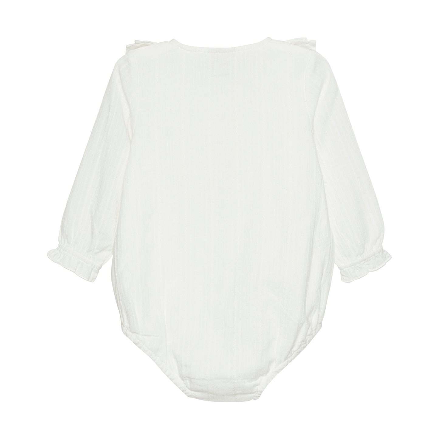 Der festliche Body von minymo ist ein Must-have für jeden Anlass. Mit langen Ärmeln und einem verspielten Design ist er nicht nur modisch, sondern auch funktional