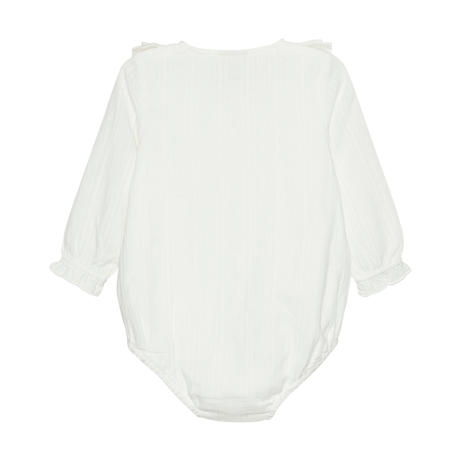 Der festliche Body von minymo ist ein Must-have für jeden Anlass. Mit langen Ärmeln und einem verspielten Design ist er nicht nur modisch, sondern auch funktional