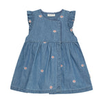 Kleid von MINYMO mit kleinen Blumen Designs.