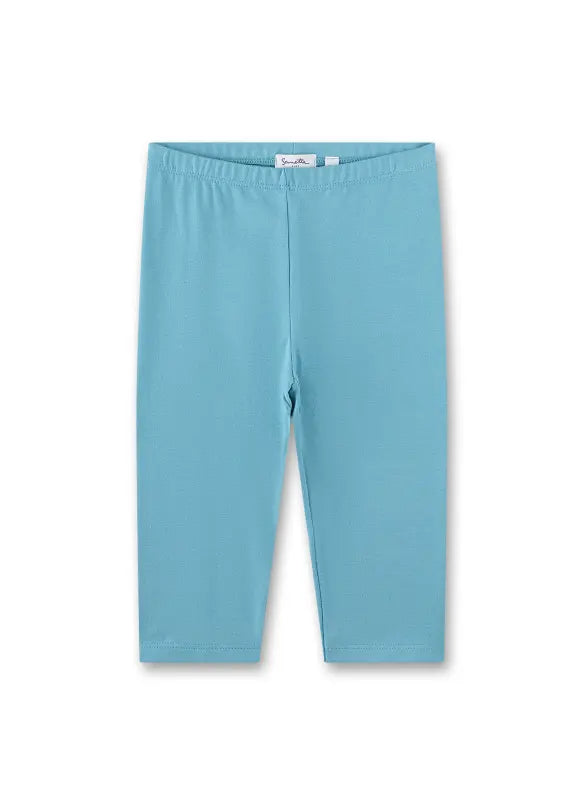 Entdecken Sie die blauen Capri-Leggings von Sanetta – perfekt für stilbewusste Frauen, die Komfort und Eleganz verbinden möchten.
