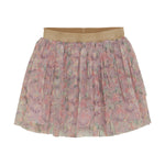Entdecken Sie den bezaubernden Rock von MINYMO mit einem lebendigen Blumenmuster, der Ihrem Look frischen Charme verleiht.