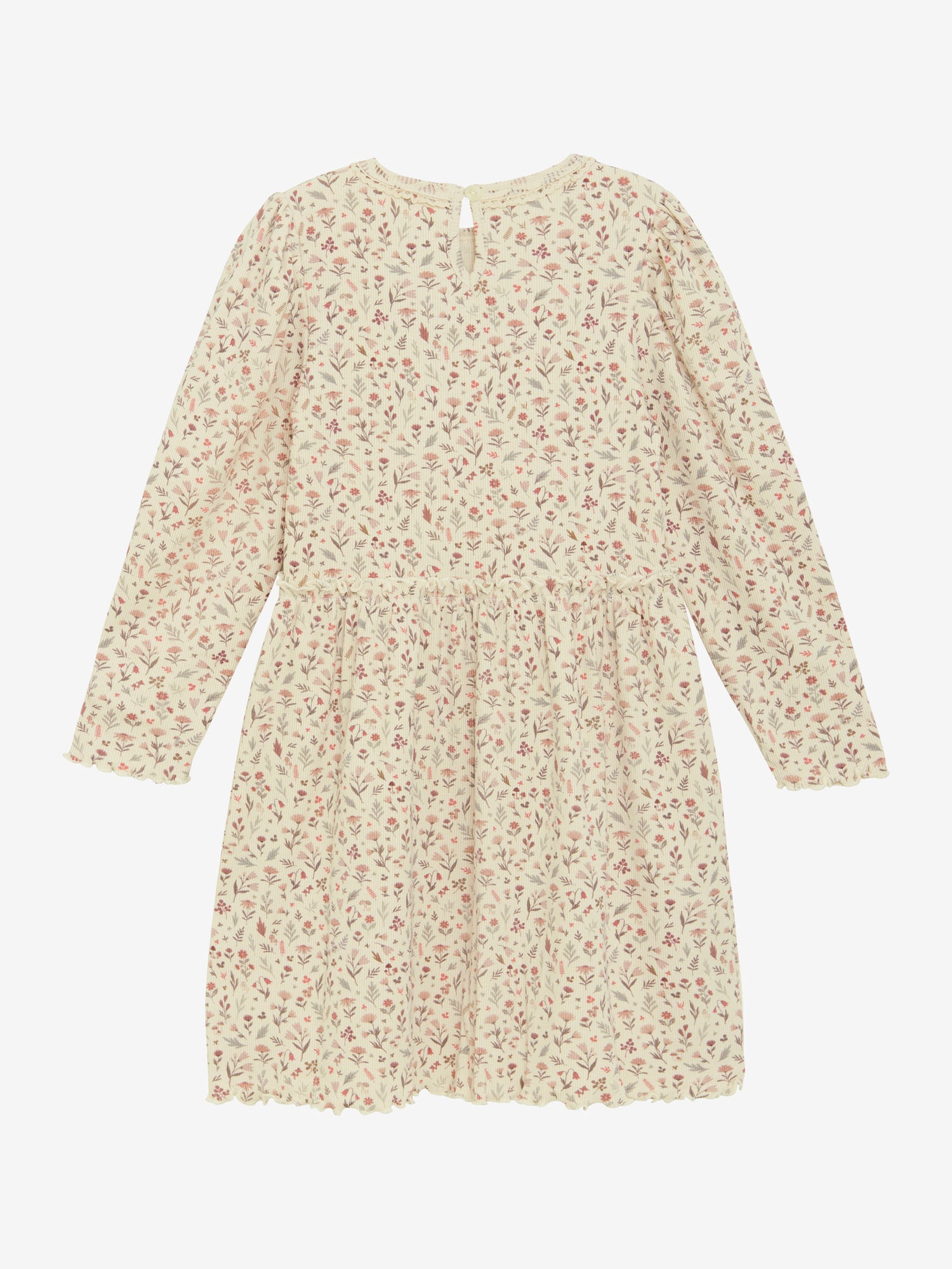 Dieses langärmelige Kleid von MINYMO besticht durch seinen durchgängigen Blumenprint und verleiht jedem Auftritt eine frische, verspielte Note.