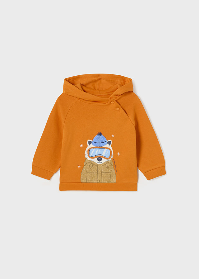 Kapuzenpullover mit seitlicher Öffnung