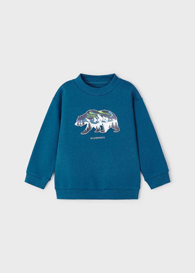 Sweater mit Eisbärmotiv