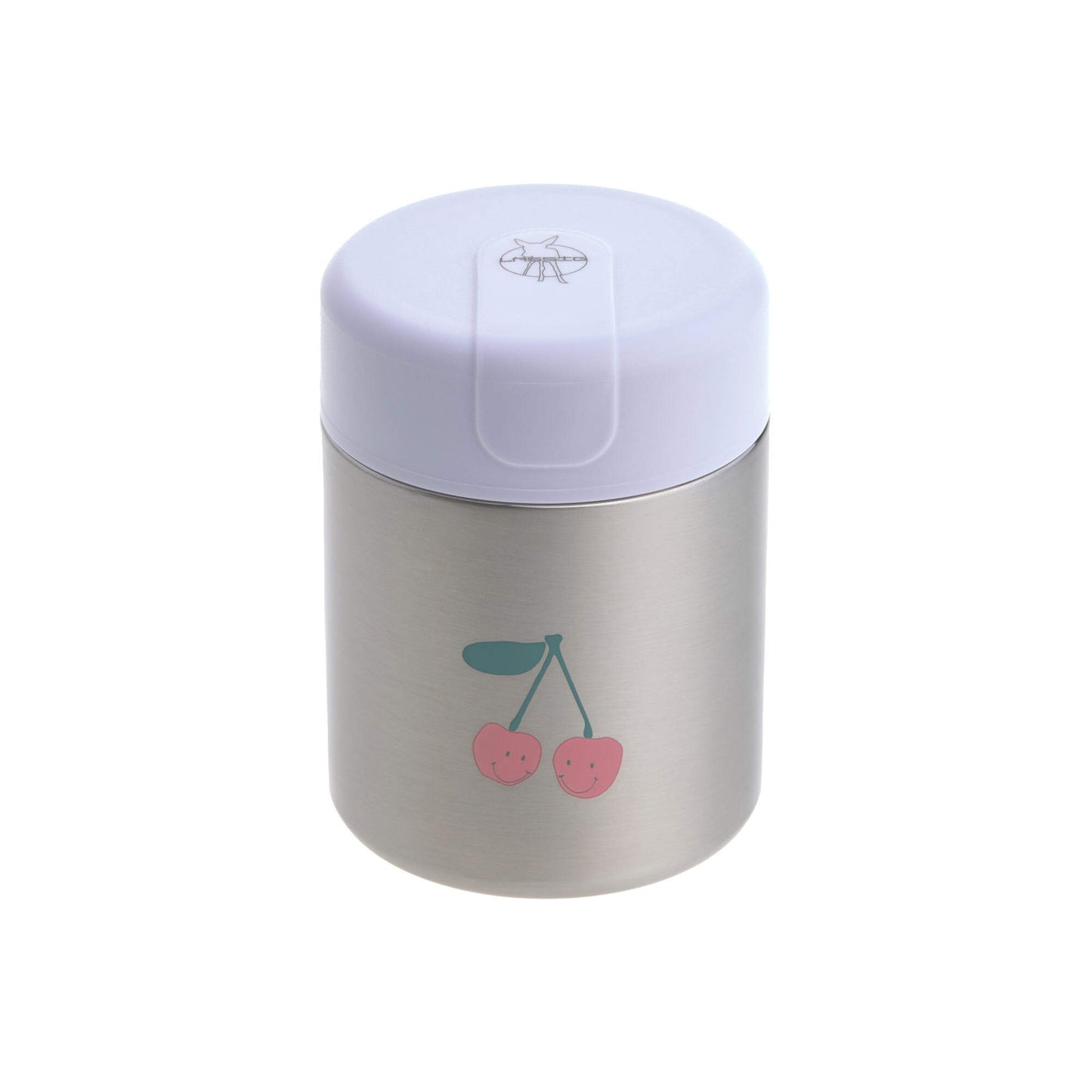Babybrei to go. Mit dem doppelwandigen Edelstahl Thermobehälter im Happy Fruits Cherry Design ist das Essen auch unterwegs sofort servierbereit. Der auslaufsichere Food Jar fasst 315 ml und hält Lebensmittel zuverlässig warm oder kalt. BPA-frei.