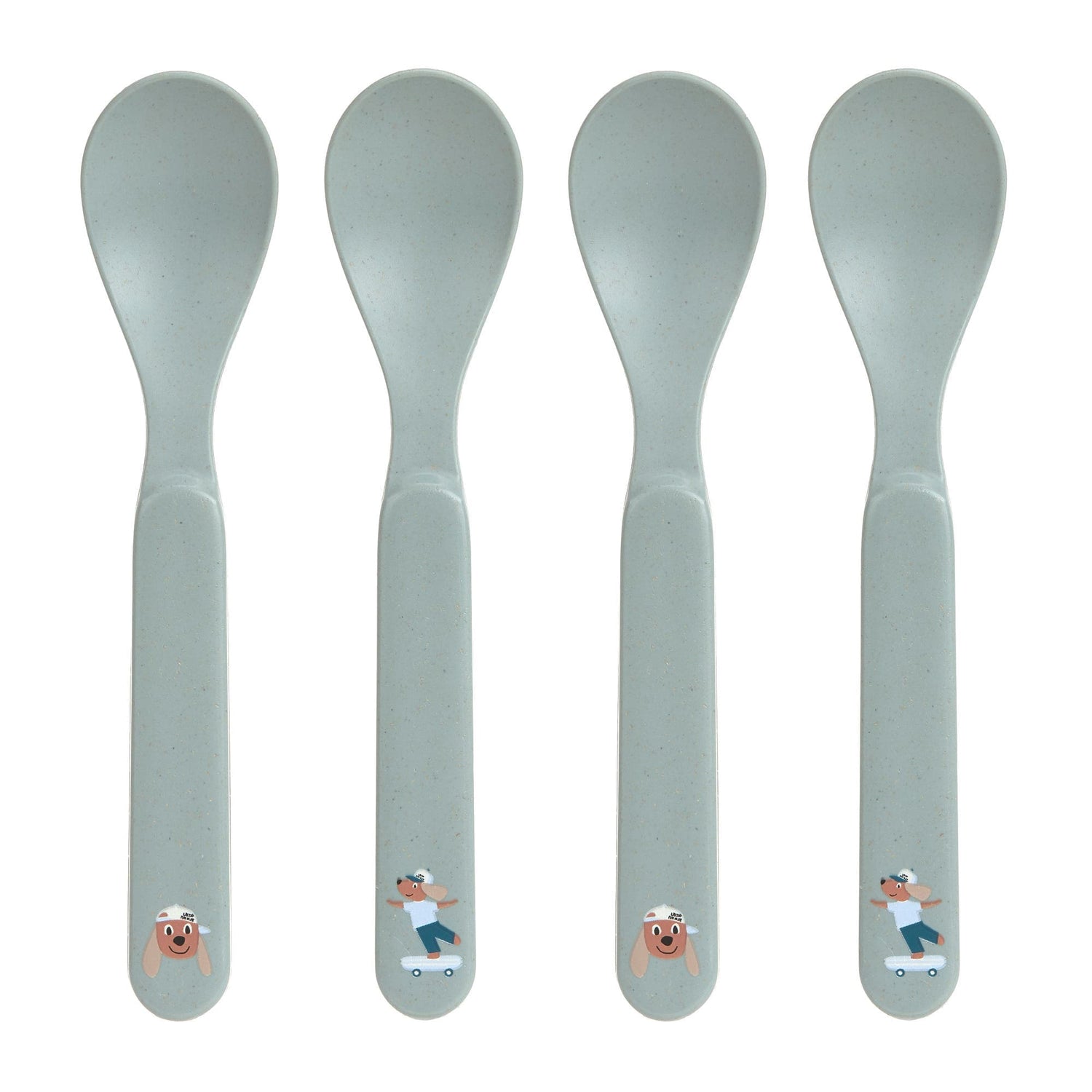 Das 4-teilige Kinderlöffel Set aus der Tiny Team Dog Kollektion von Lässig punktet mit Funktionalität, liebevollem Design und ressourcenschonendem Material. Die Löffel sind BPA-frei, leicht sowie mikrowellen- und spülmaschinengeeignet.