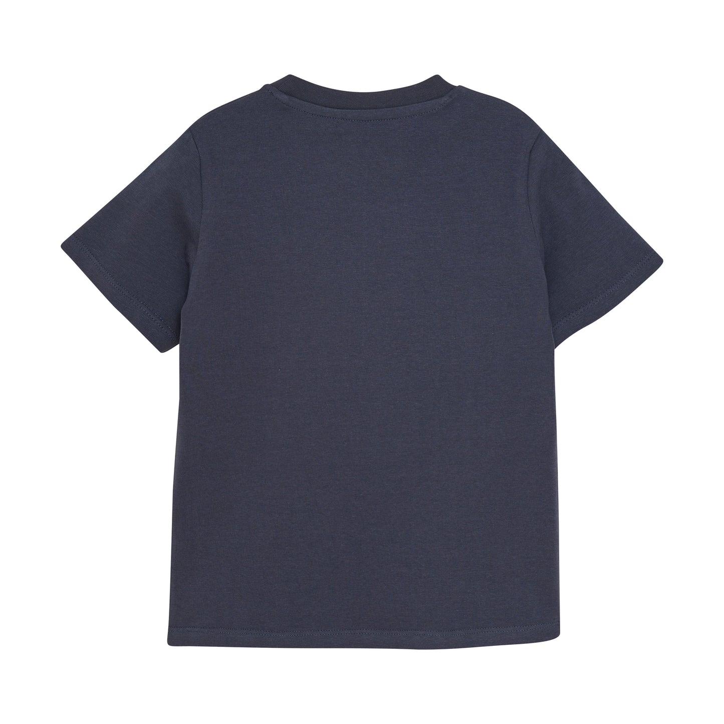 Dieses dunkelblaue T-Shirt von MINYMO begeistert mit einem witzigen Kipplaster aus Pailletten, der für einen verspielten Look sorgt.