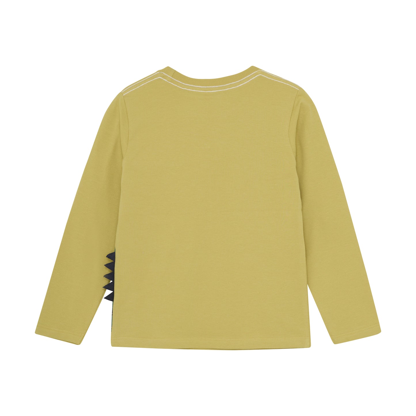Dieses gelbe T-Shirt von MINYMO besticht durch ein niedliches Krokodil-Motiv und sorgt für einen fröhlichen Look.