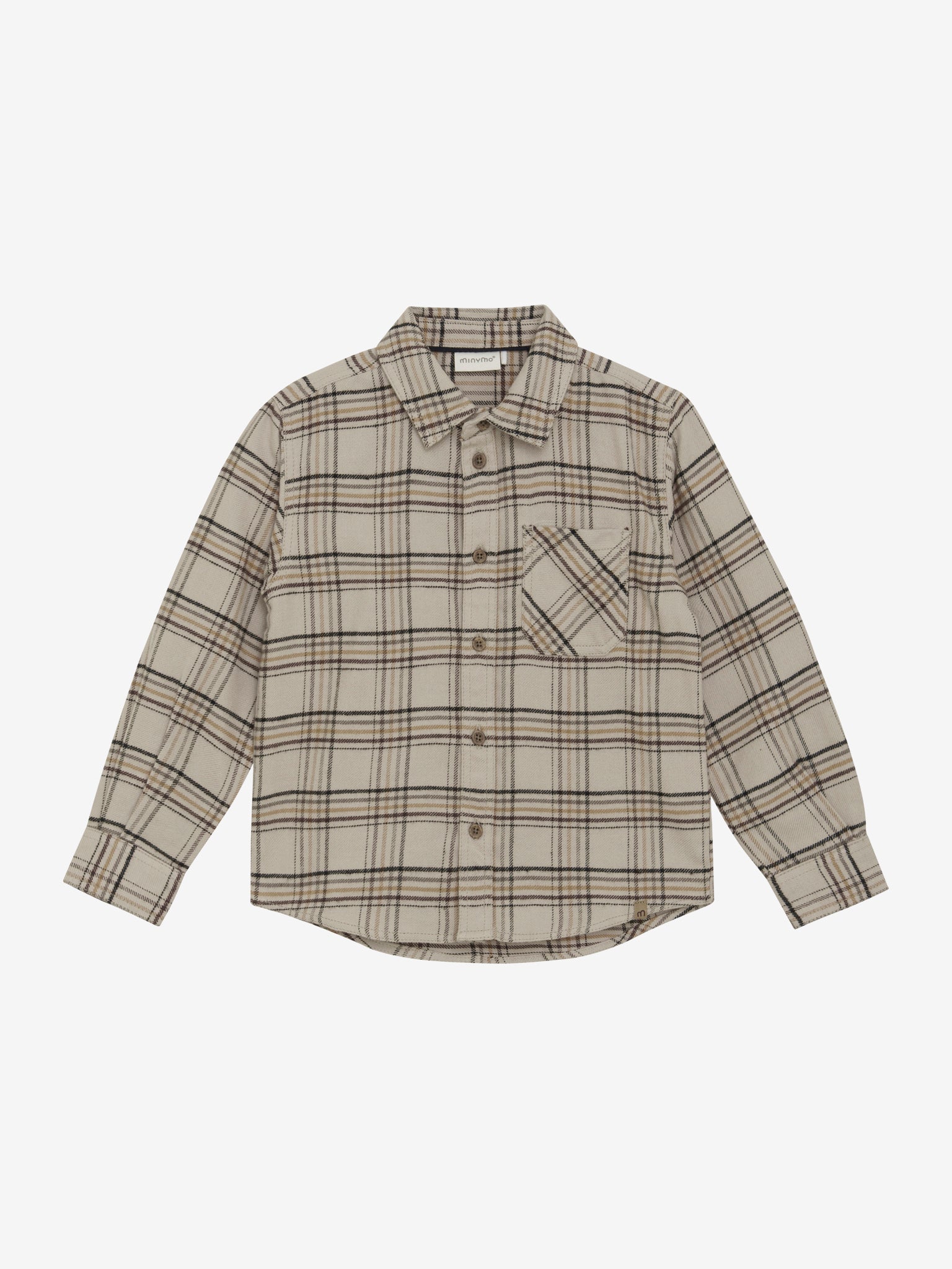 Dieses langärmlige Hemd von MINYMO besticht durch sein klassisches Karo-Muster und bietet stilvollen Komfort für jeden Tag.
