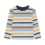 Langarm Shirt von MINYMO mit Streifenmotiv.