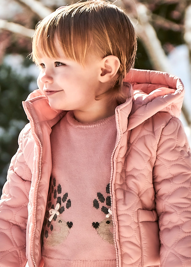 Pullover in rosa mit Igelprint von Mayoral