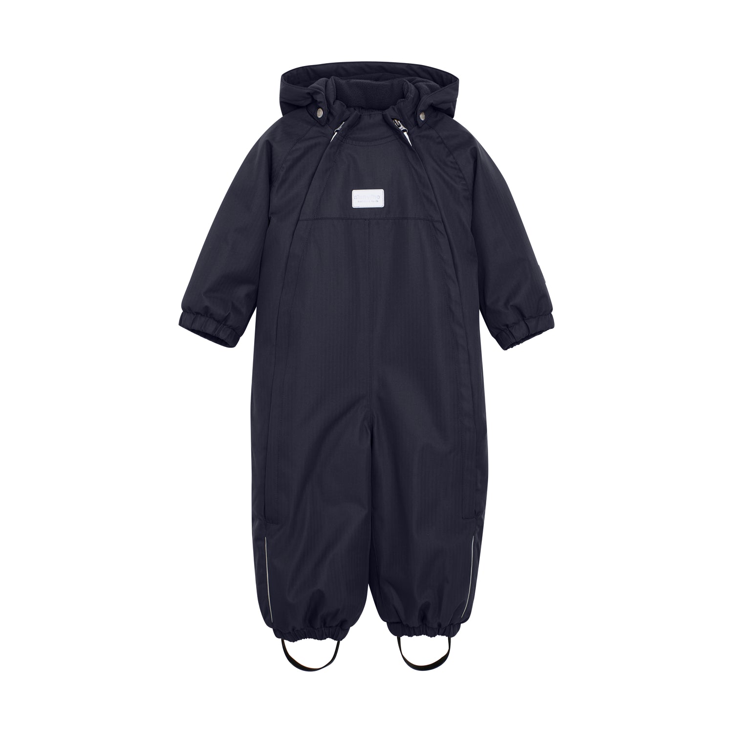 Dieser dunkelblaue Schneeanzug von MINYMO bietet optimalen Schutz und Komfort bei kalten Winterbedingungen.