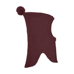 Die dunkelrote Mütze mit Pompom von MINYMO bietet optimalen Wärmeschutz und eine elegante Optik für kalte Tage.