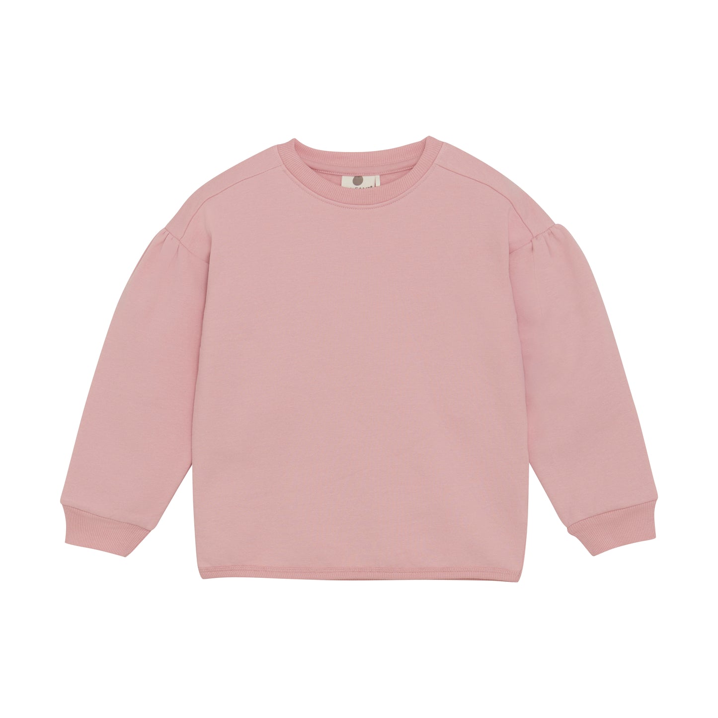 Dieser einfarbige Sweatshirt in zartem Rosa von Enfant überzeugt durch sein schlichtes, elegantes Design und sorgt für einen sanften Look.