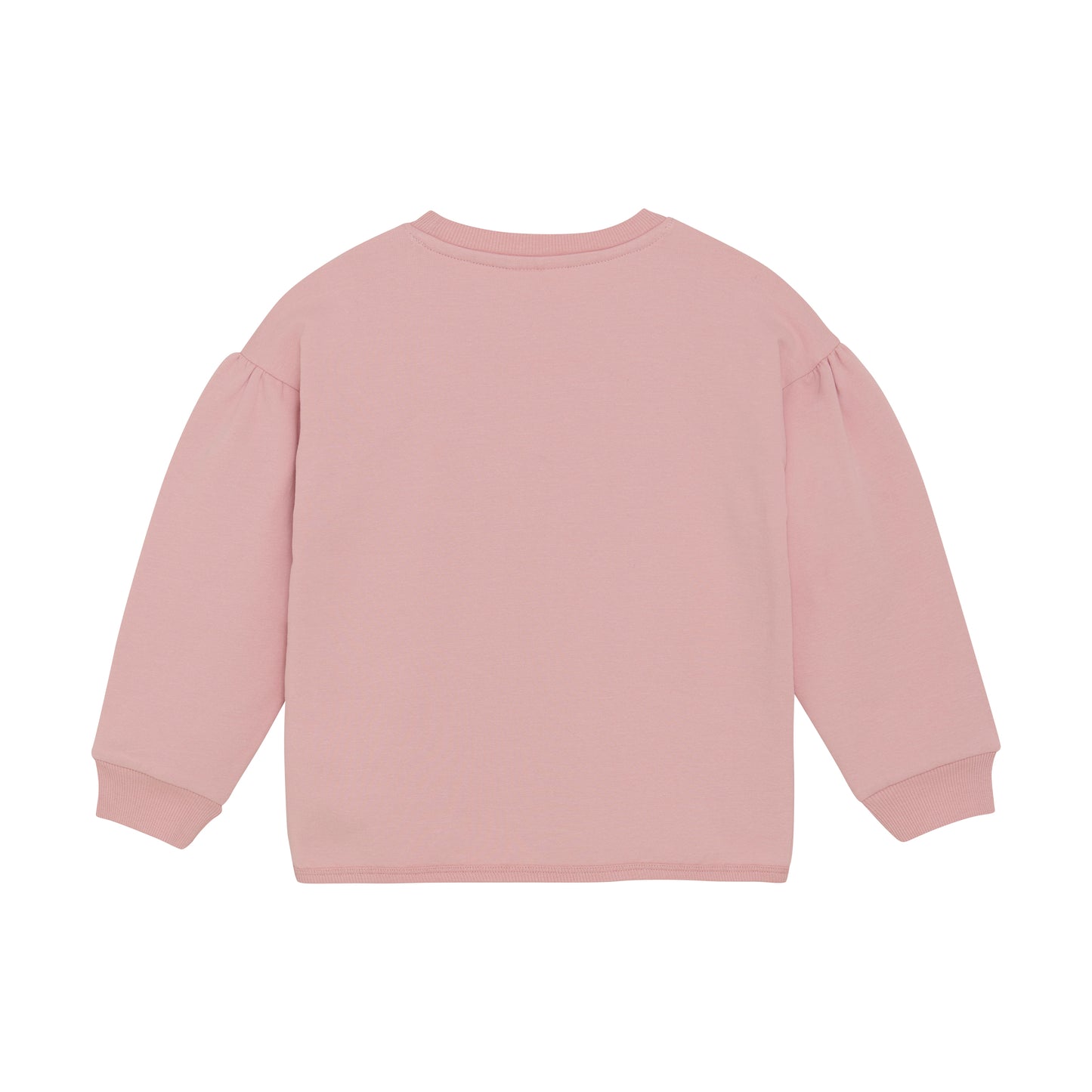 Dieser einfarbige Sweatshirt in zartem Rosa von Enfant überzeugt durch sein schlichtes, elegantes Design und sorgt für einen sanften Look.