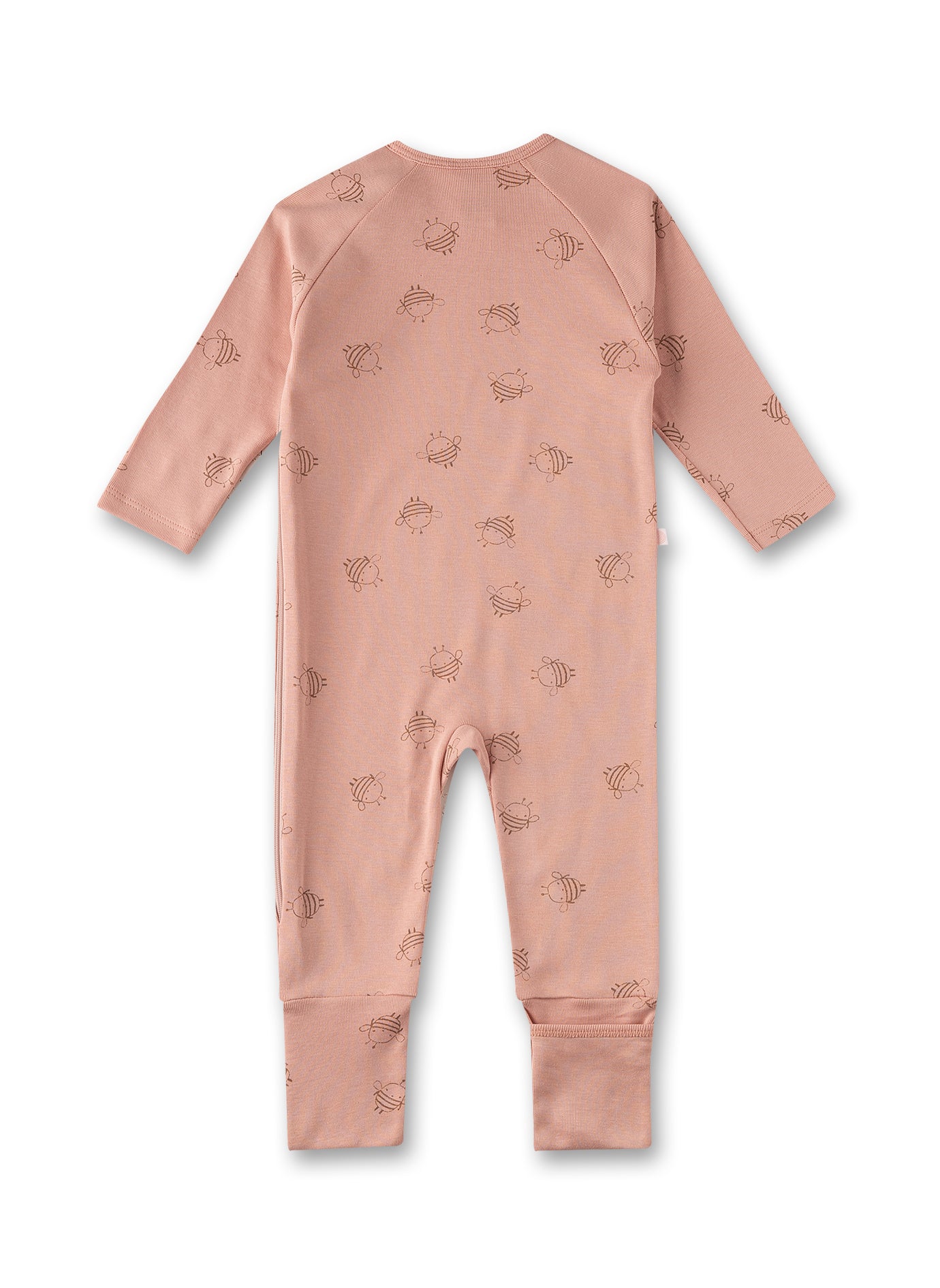 Mädchen-Overall zum Schlafen von Sanetta mit einem süßen Bienen-Alloverprint