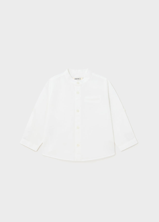 Langarm Leinenhemd aus der festlichen Kollektion von Mayoral