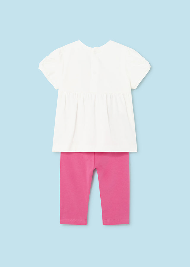 Kurzarm Shirt mit Leggings von Mayoral