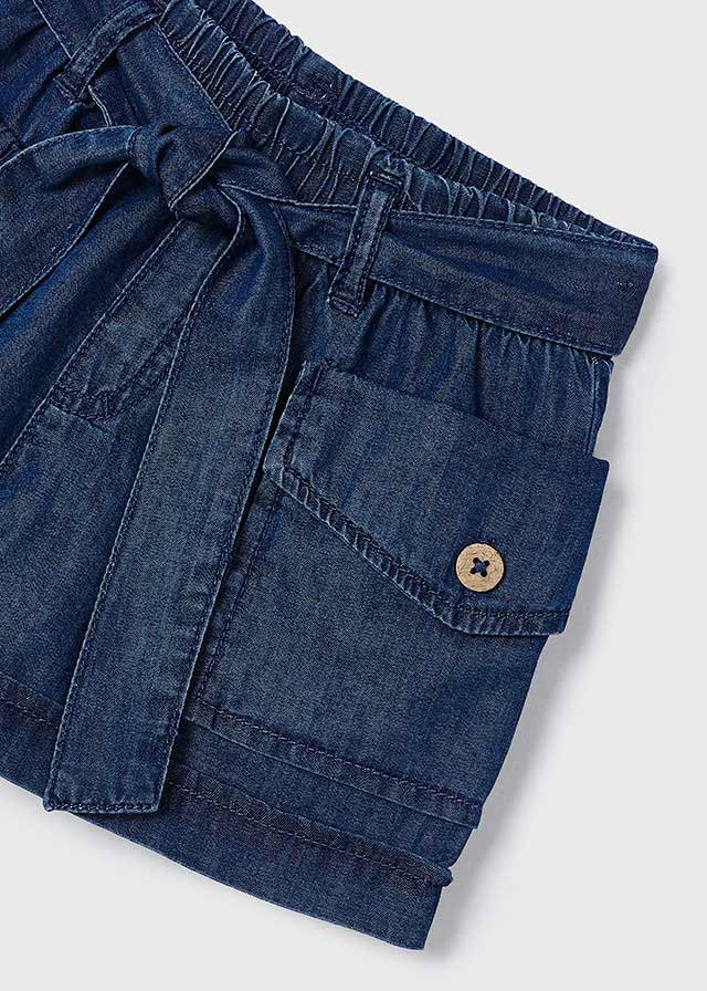 Kurze Hose mit Taschen und Schleife zum binden von Mayoral