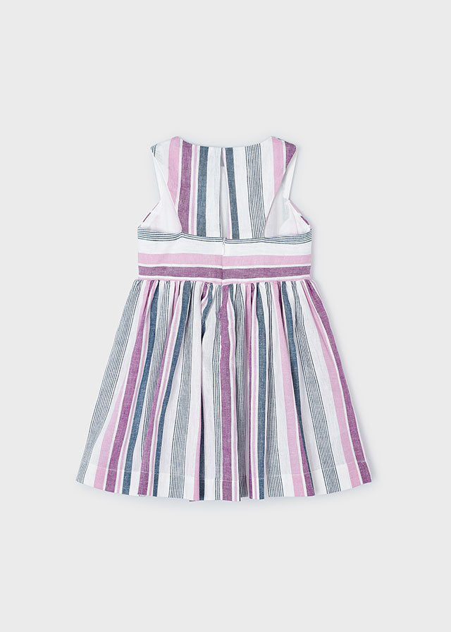 Ärmelloses Kleid für Mädchen mit verdeckter Reißverschluss am Rücken von Mayoral
