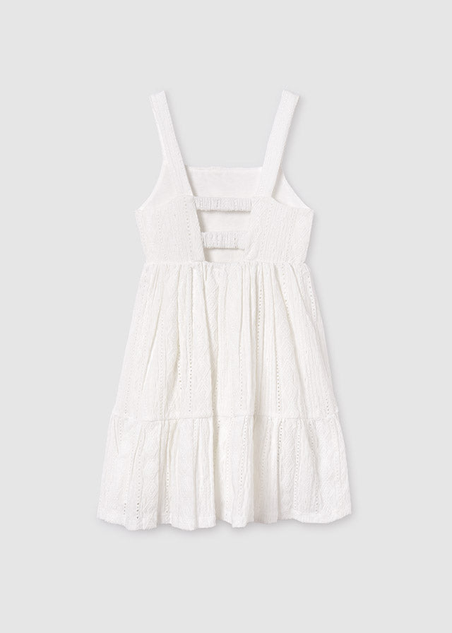 Kleid mit Lochmuster von Mayoral