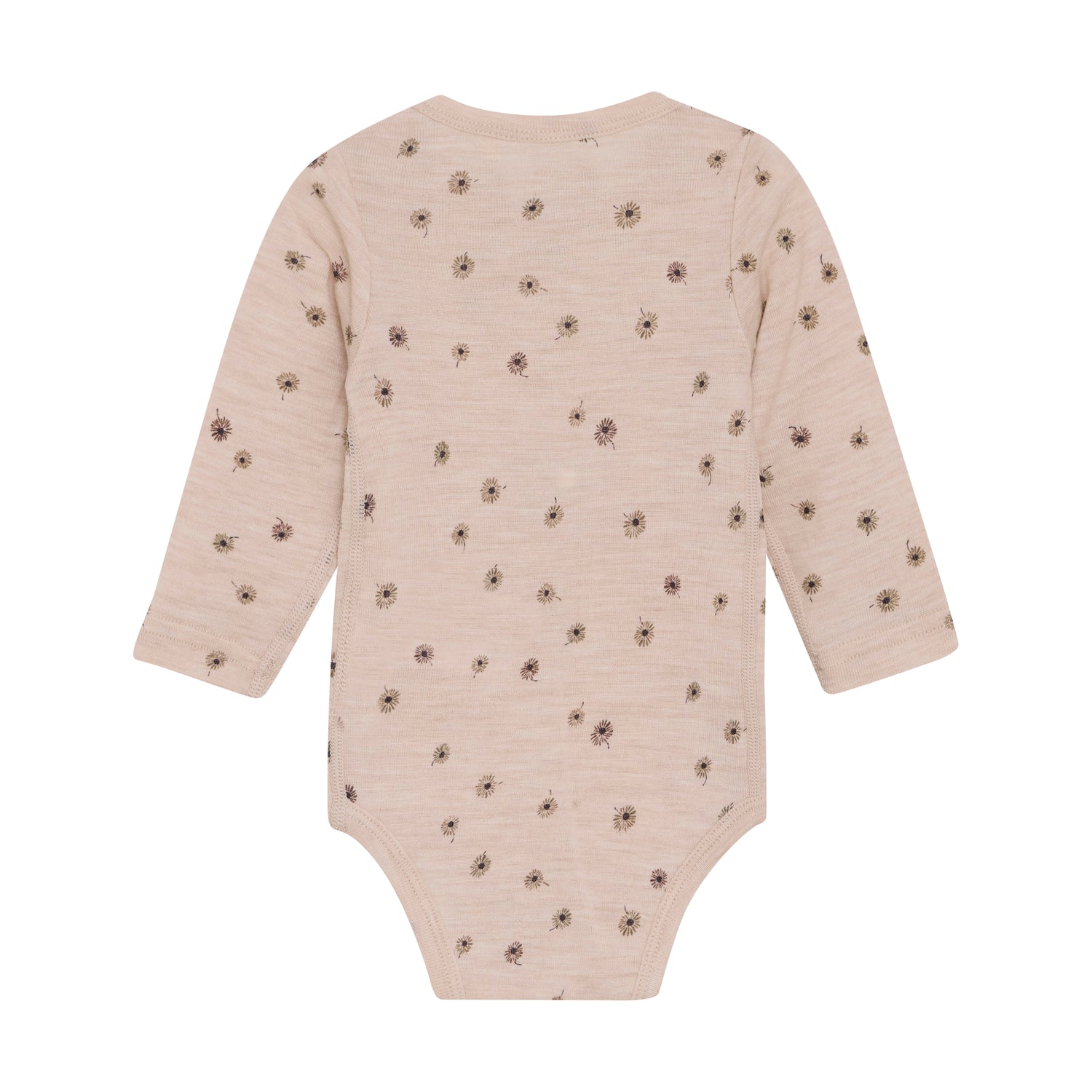 Dieses Body überzeugt mit einem dezenten, durchgehenden Blumenmuster von Celavi und besteht aus hochwertiger Wolle für angenehmen Tragekomfort.