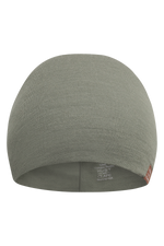 Diese olivgrüne Mütze aus Wolle von Hust & Claire überzeugt durch ihr zeitloses Design und sorgt für angenehmen Tragekomfort.