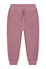 Diese rosa Jogginghose aus Wolle von Hust & Claire bietet angenehmen Tragekomfort und stilvolle Wärme für entspannte Tage.