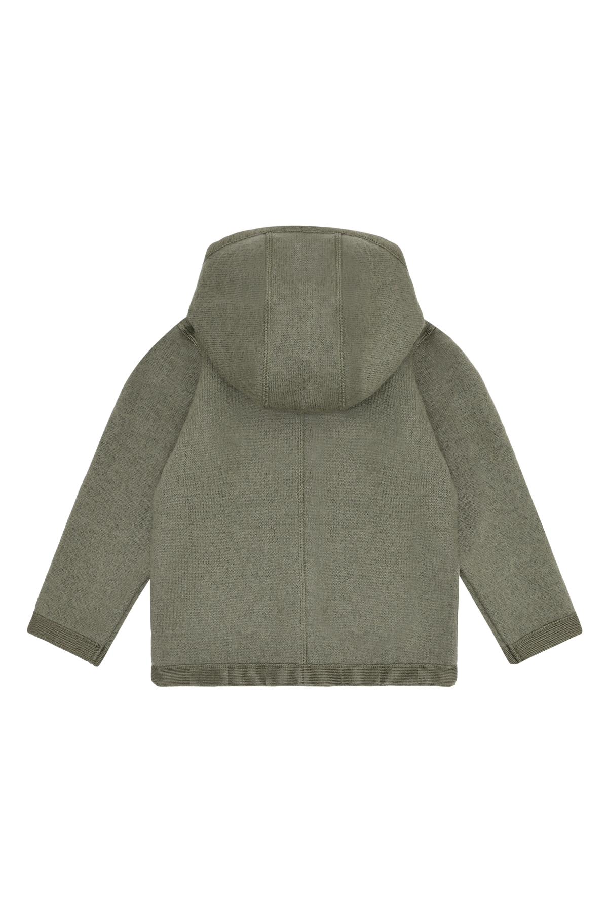 Die olivgrüne Wolljacke von Hust & Claire bietet zuverlässigen Schutz und angenehmen Tragekomfort für jede Gelegenheit.