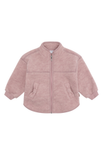 Zuckersüße rosa Fleecejacke von Hust & Claire – perfekt zum Kuscheln und Spielen!
