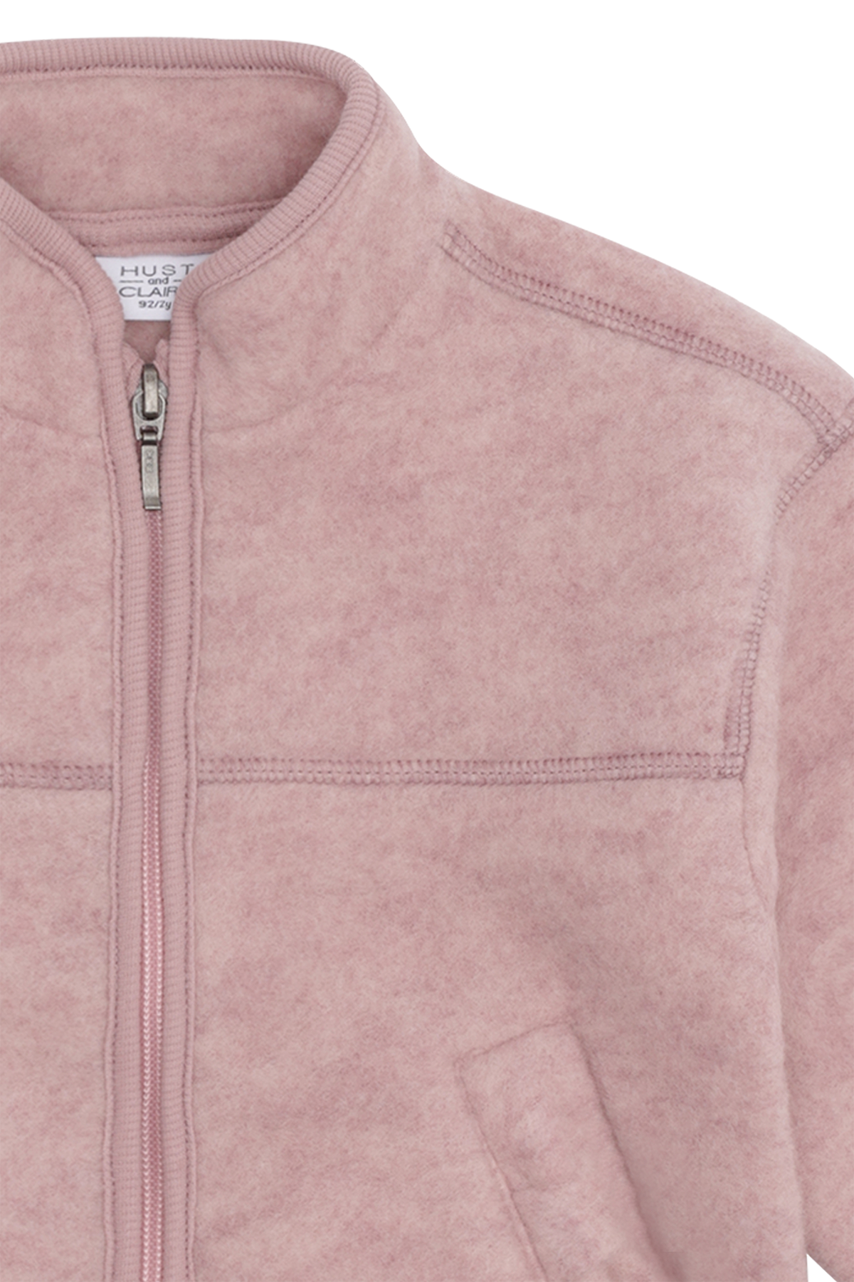 Zuckersüße rosa Fleecejacke von Hust & Claire – perfekt zum Kuscheln und Spielen!