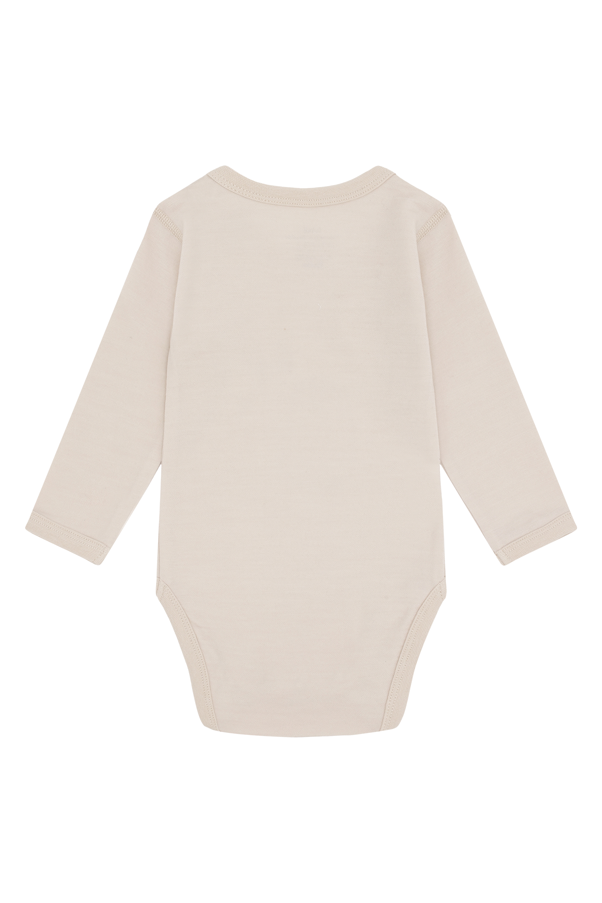 Der cremefarbene Body von Hust & Claire überzeugt mit einem liebevollen Wintertier-Design und sorgt für wohligen Komfort.