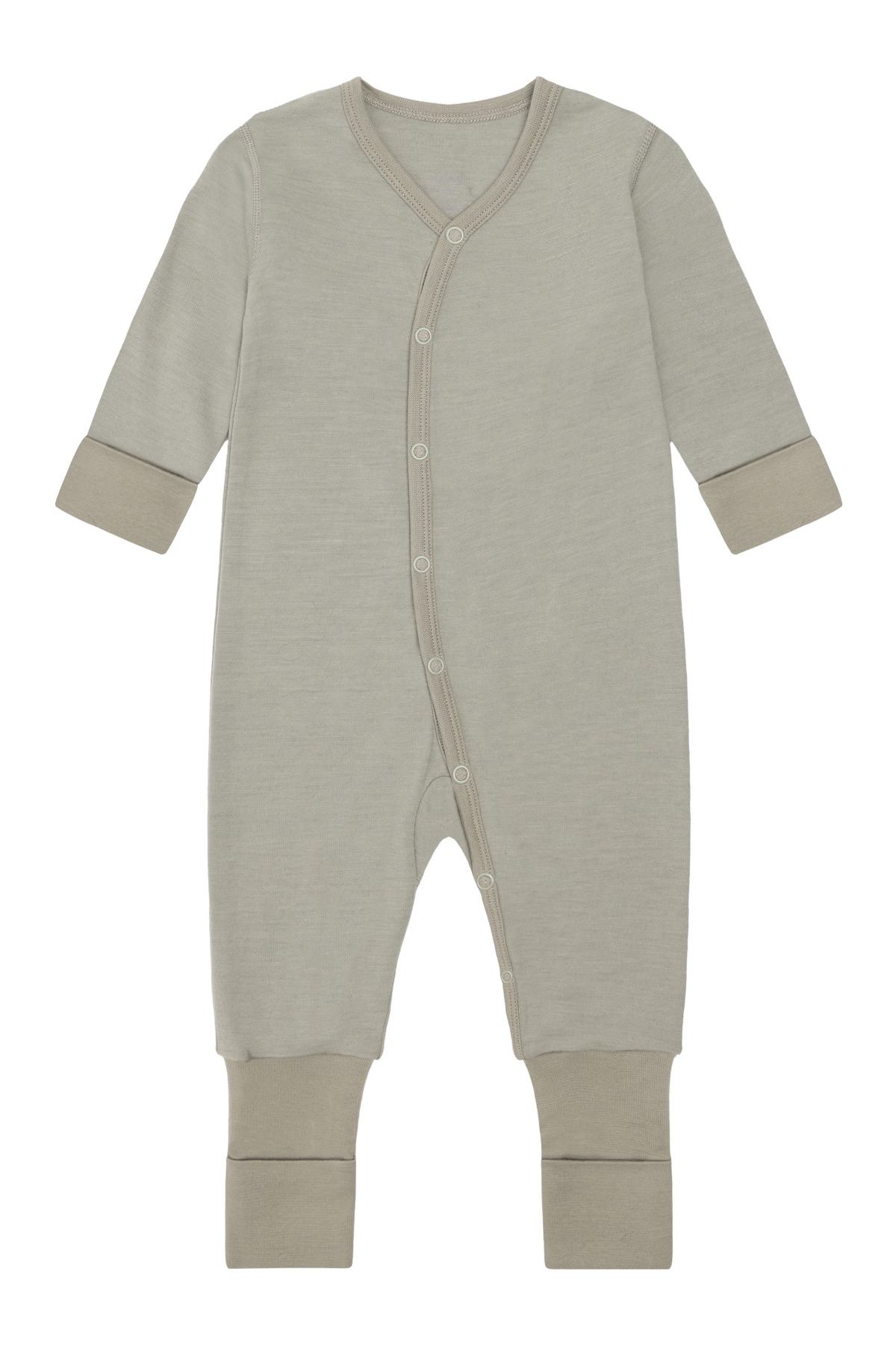 Dieser grüne Woll-Schlafanzug von Hust & Claire bietet angenehmen Tragekomfort und natürliche Wärme für erholsame Nächte.