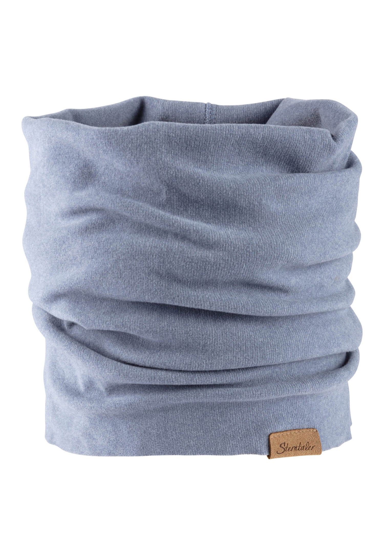 Der blaue Feinstrick-Schlauchschal von Sterntaler besticht durch seine angenehme Weichheit und flexible Einsatzmöglichkeiten.