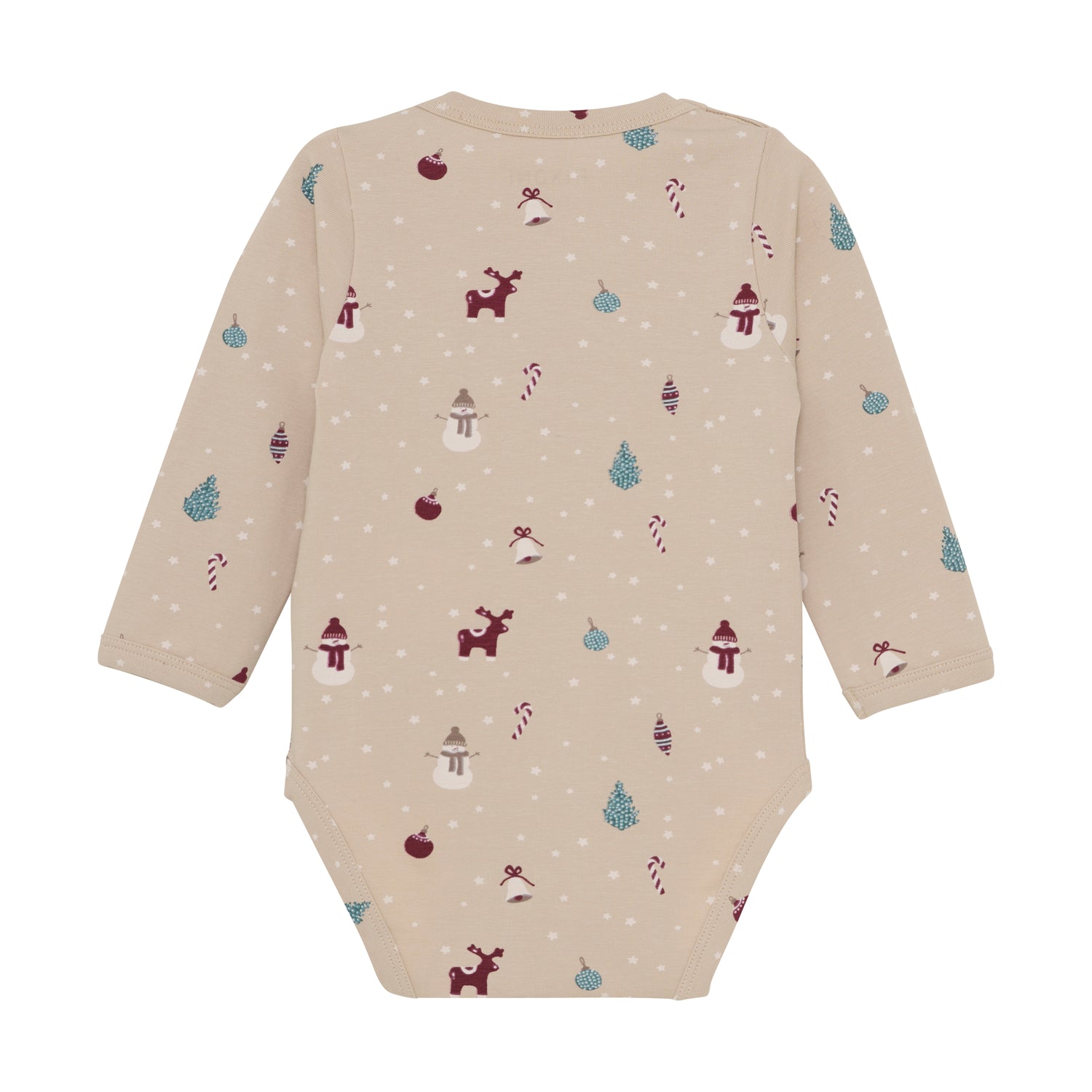 Dieser langarm Body mit Weihnachtsprint ist perfekt für Babys geeignet. Der kuschelige Stoff sorgt für Wärme und Komfort, während der niedliche Weihnachtsprint für festliche Stimmung sorgt. Ein Muss für die Feiertage!