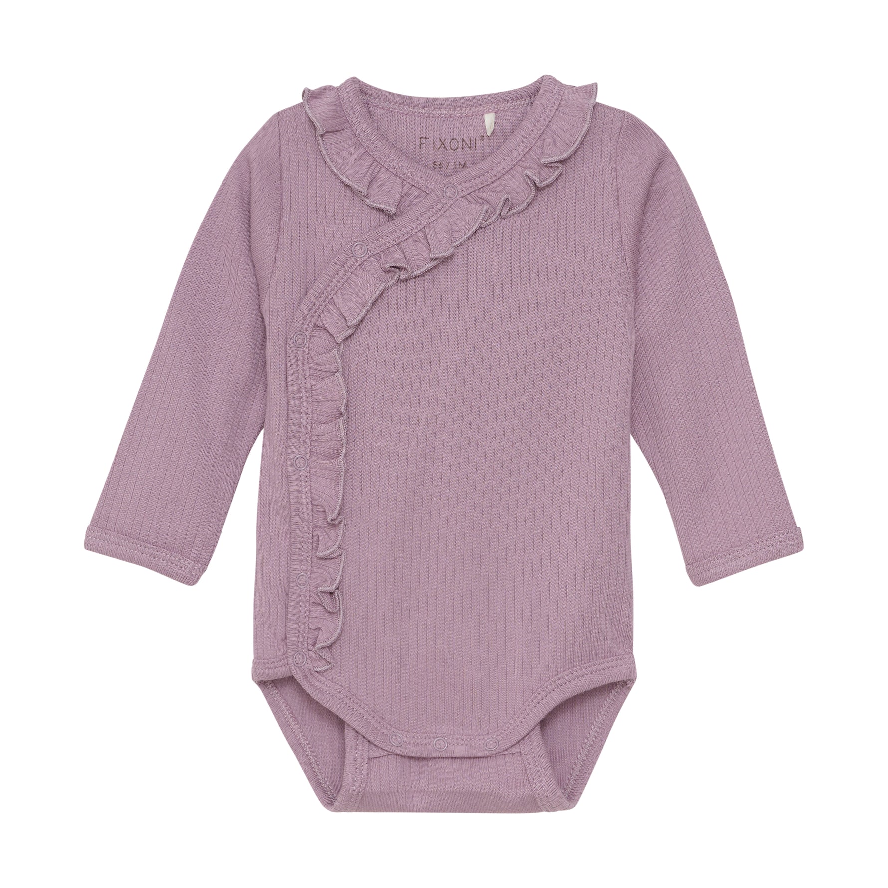 Der praktische Langarm-Wickelbody von Fixoni überzeugt durch seine Mischung aus weicher Baumwolle mit einem Modal-Anteil und bietet angenehmen Tragekomfort für Ihr Baby. Das praktische Design sorgt für einfache Handhabung und wächst durch den doppelten Druckknopfbereich im Schritt mit ihrem Kind mit. Ideal für den Alltag und vielseitig kombinierbar.