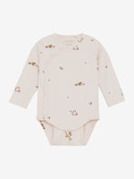 Der langärmelige Wickelbody von Fixoni mit charmantem Igelmotiv bietet Ihrem Baby nicht nur Komfort, sondern auch stilvolle Wärme – perfekt für jeden Tag.