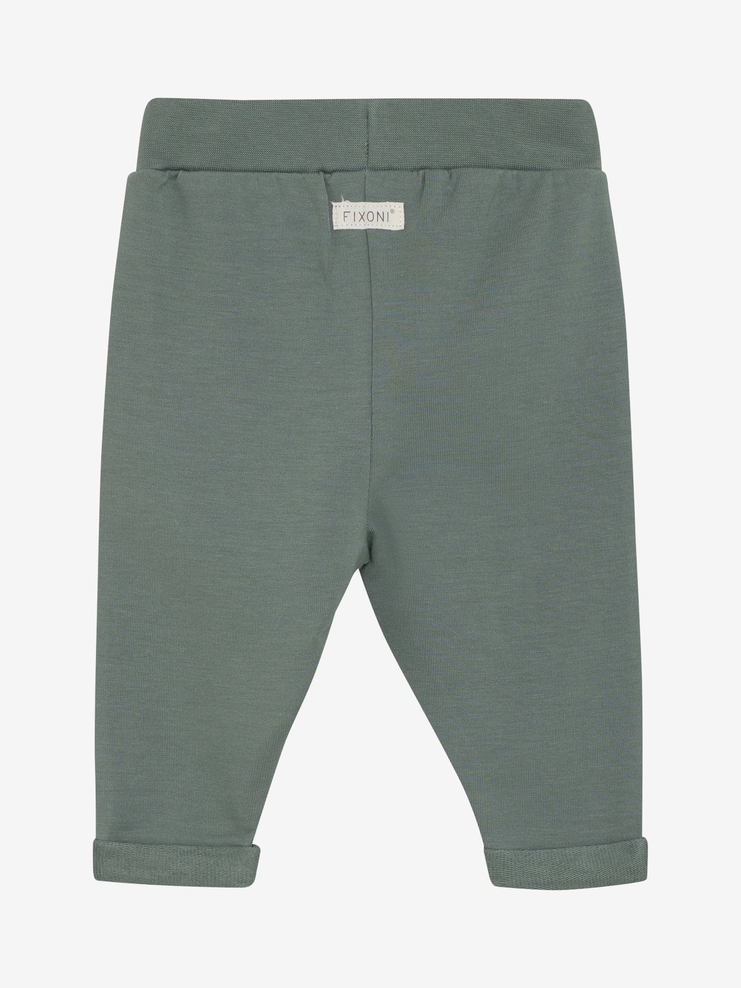Diese grünen Sweatpants von Fixoni bieten hohen Tragekomfort und eine entspannte Passform.