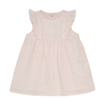 Rosa Kleid von Fixoni – perfekt für warme Tage. Weiches Gewebe, angenehm zu tragen.