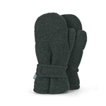 Dunkelgrüne Fäustlinge von Sterntaler bieten zuverlässigen Schutz und Komfort für kleine Hände.