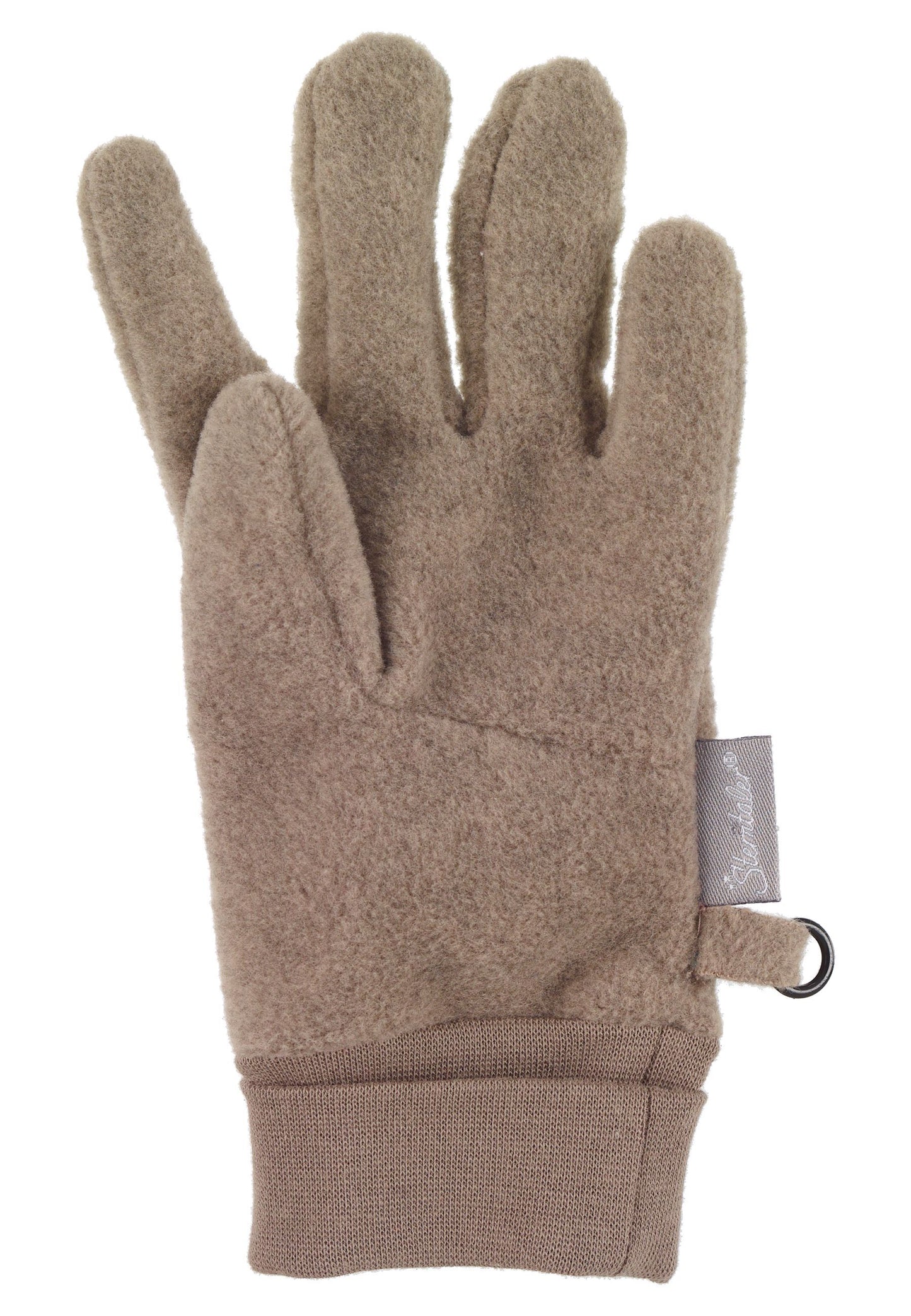 Entdecken Sie die eleganten braunen Fingerhandschuhe von Sterntaler, die Komfort und Stil perfekt vereinen.