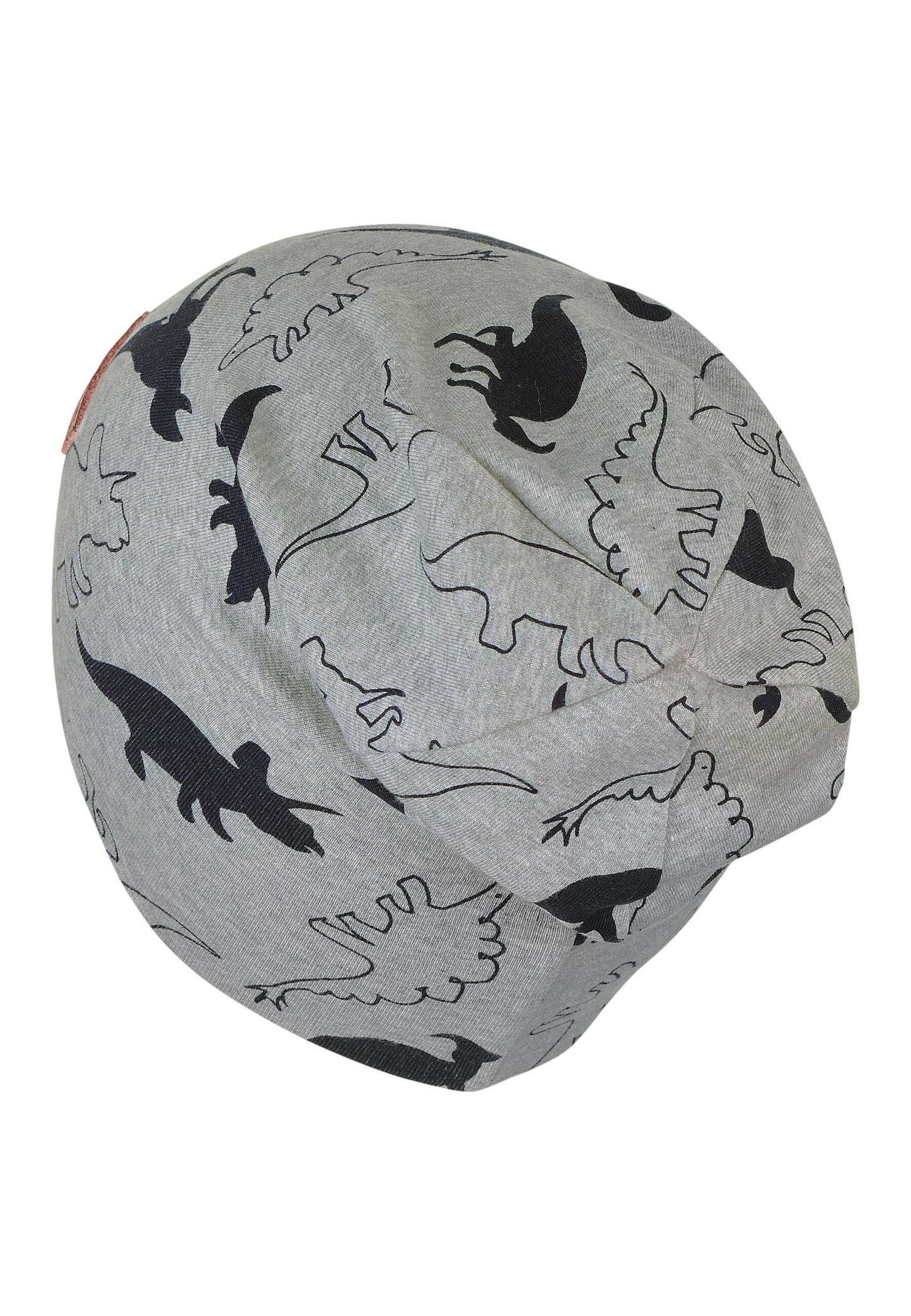 Diese graue Mütze von Sterntaler besticht durch ihr niedliches Dinosaurier-Design und sorgt für einen stylischen und warmen Auftritt.