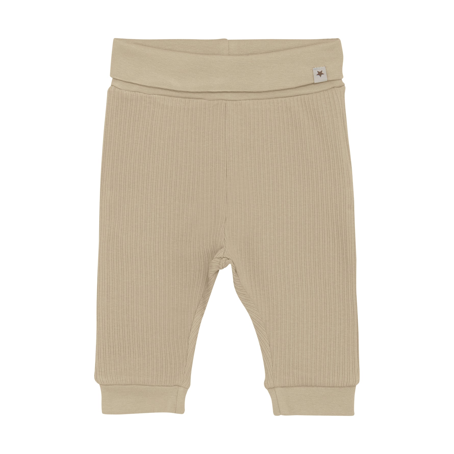 Die beige Rippstrick-Hose von HUTTELIHUT besticht durch ihre edle Optik und erstklassige Verarbeitung.