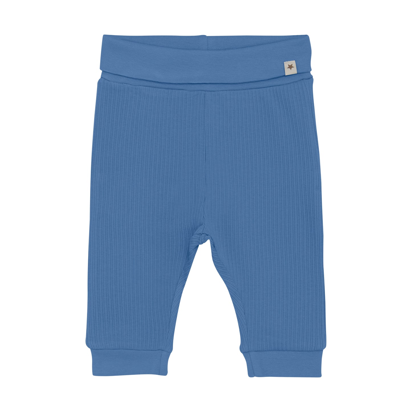 Die blauen Rib Pants von HUTTELIHUT überzeugen durch ihr hochwertiges Rippstrickmaterial und bieten einen komfortablen Sitz bei stilvollem Design.