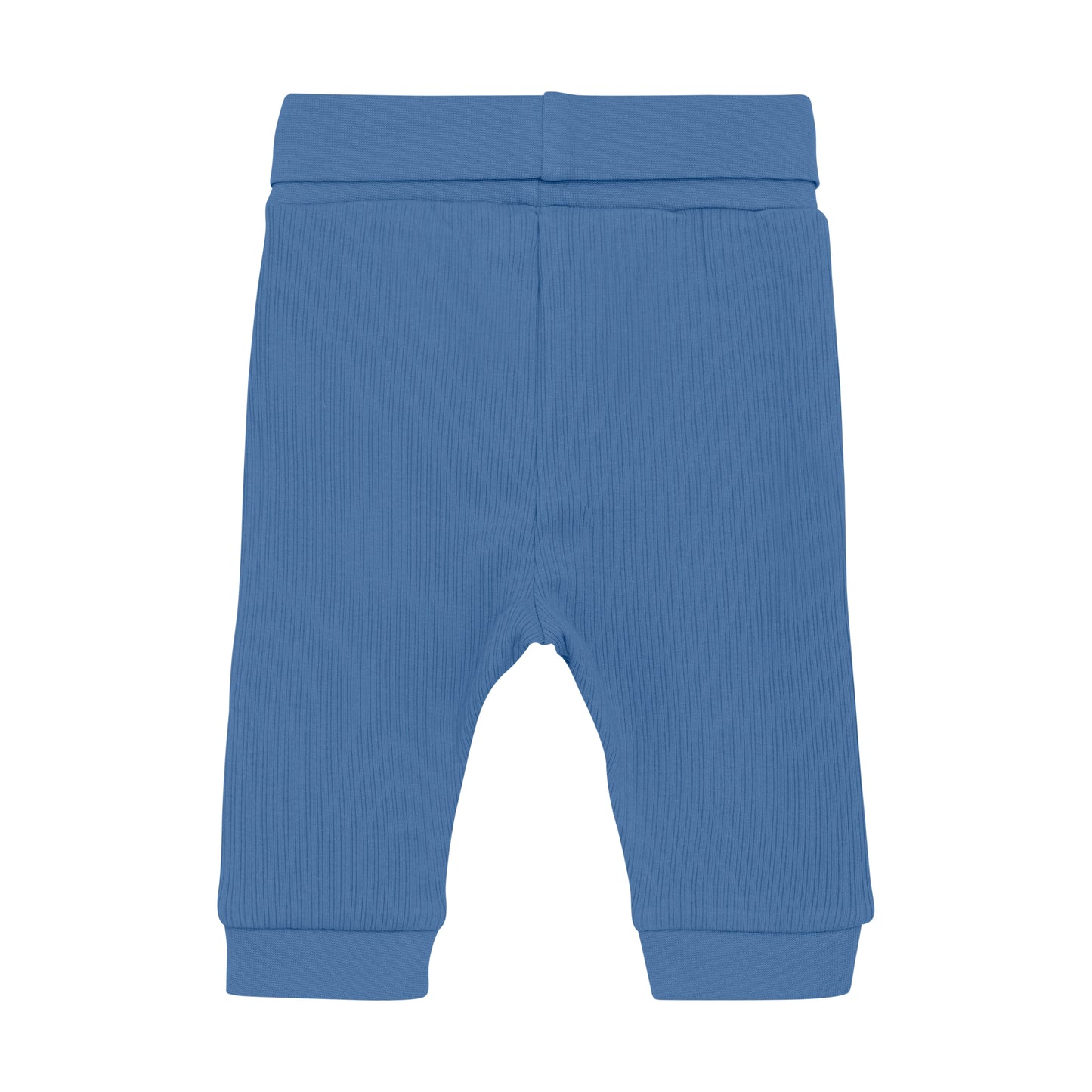 Die blauen Rib Pants von HUTTELIHUT überzeugen durch ihr hochwertiges Rippstrickmaterial und bieten einen komfortablen Sitz bei stilvollem Design.