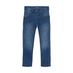 Dunkelblaue Stretch Slim Fit Jeans von MINYMO.