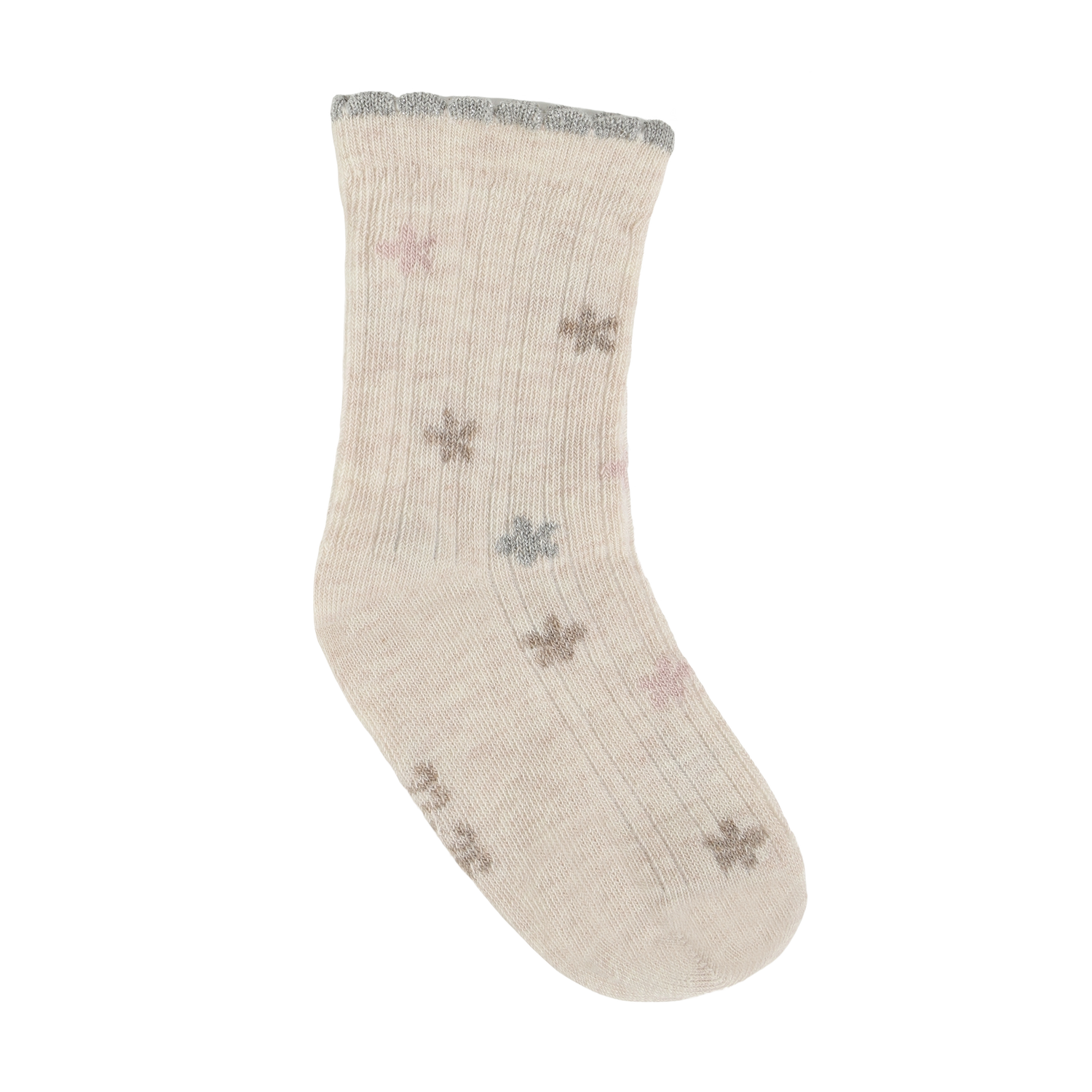 Set aus 5 Paar Socken von MINYMO mit liebevollen, dezent gehaltenen Mustern in sanften Farbtönen.