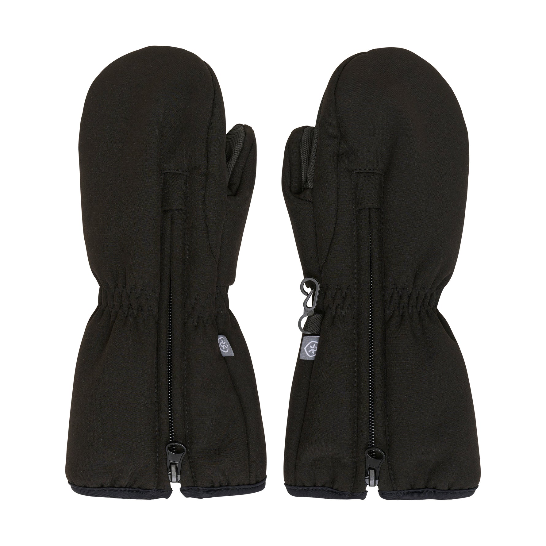 Diese schwarzen Softshell-Fäustlinge von Color Kids sind ideal für kalte Wetterbedingungen und bieten zuverlässigen Schutz und Komfort.