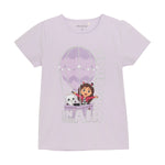 Dieses kurzarm Shirt ist mit einem coolen Aufdruck von Gabbys Dollhouse versehen und sorgt für einen verspielten Look.